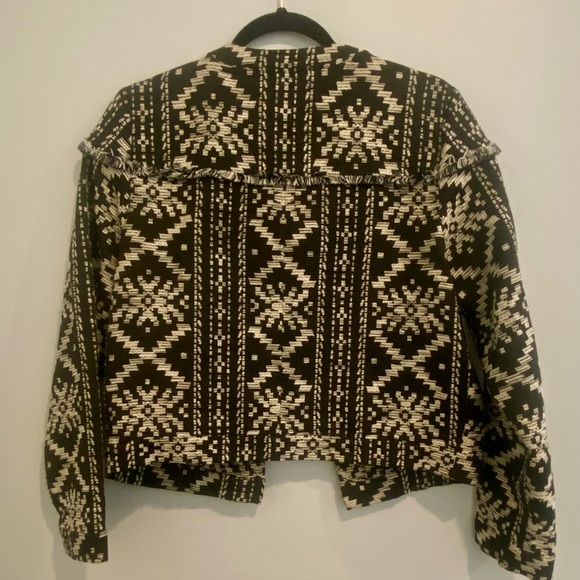 Who What Wear Aztec Blazer Jacket size L - Picture 2 of 7